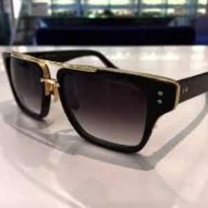 Dita Navy Blue Mach 3 Matte Titanium and 18k Gold ...Dita. Navy Blue Mach 3